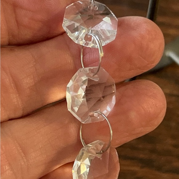 Chandelier Brass with Crystals - Picture 11 of 12